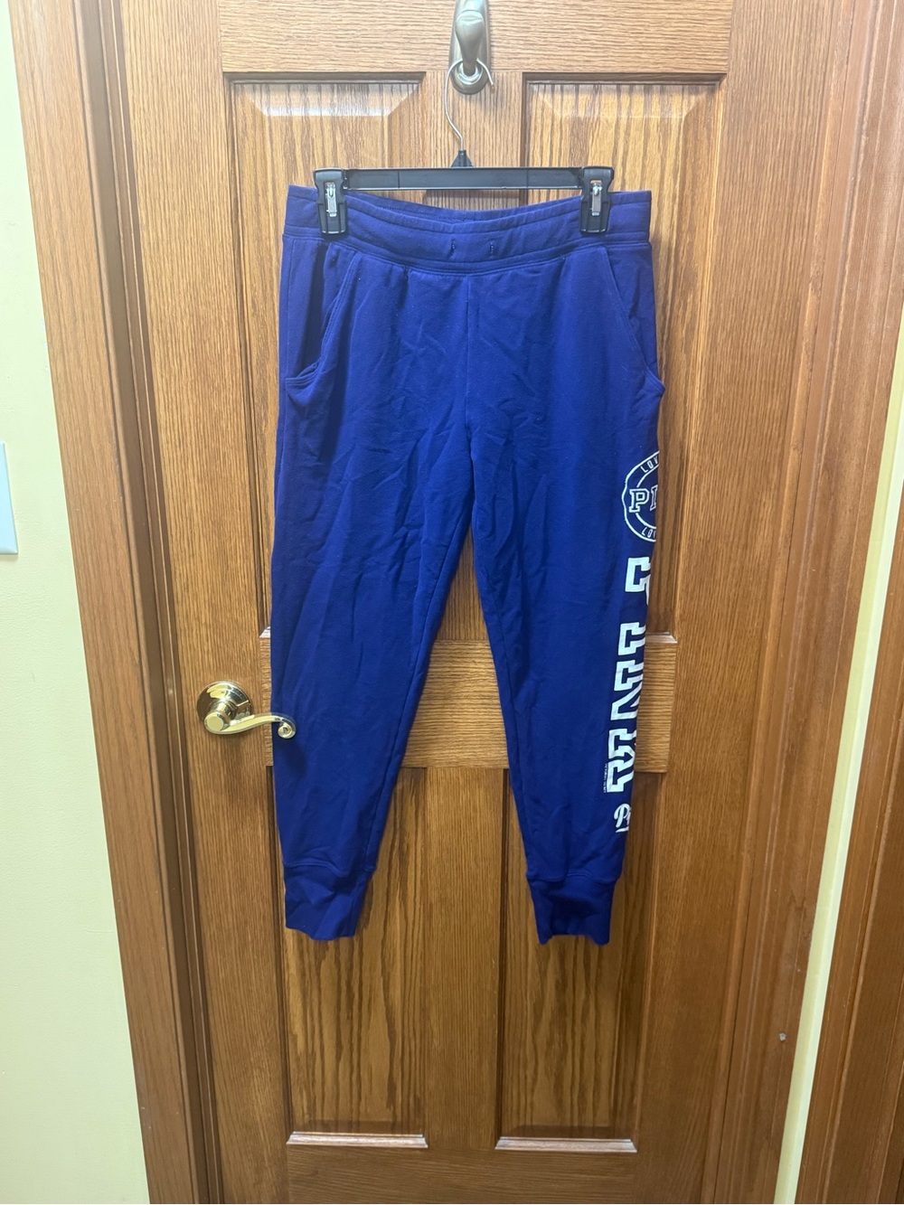 Royal Blue VS jogger Sweatpants with Side Logo